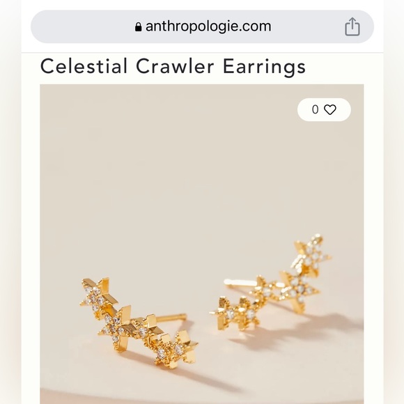 Anthropologie Celestial Climber Earrings - Picture 1 of 3